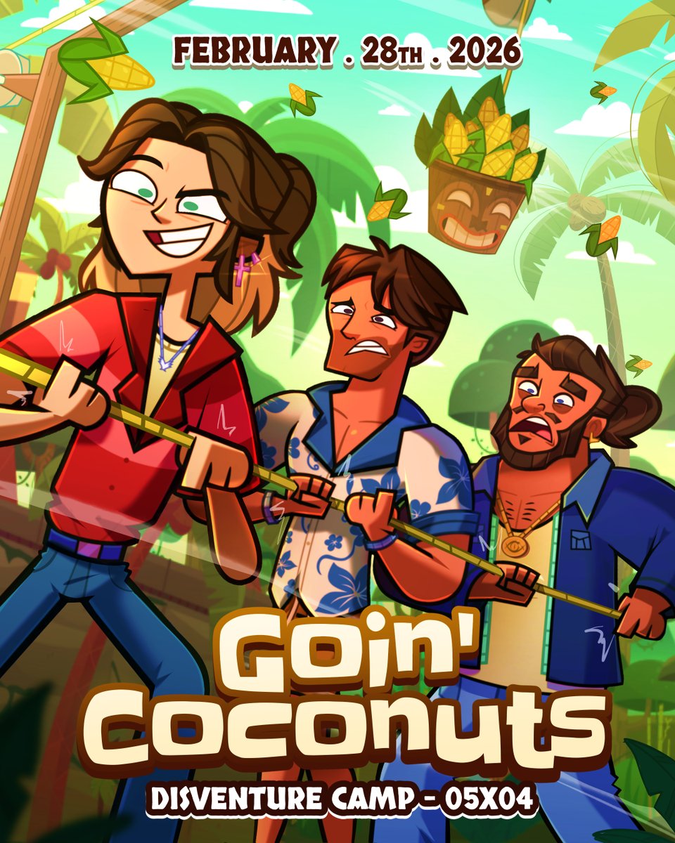 🌴 #DisventureCamp 5: Fans vs Favorites – Episode 4 drops this Saturday! If you want to support this show consider joining our Patreon and watch the early release! patreon.com/OddNationCarto…