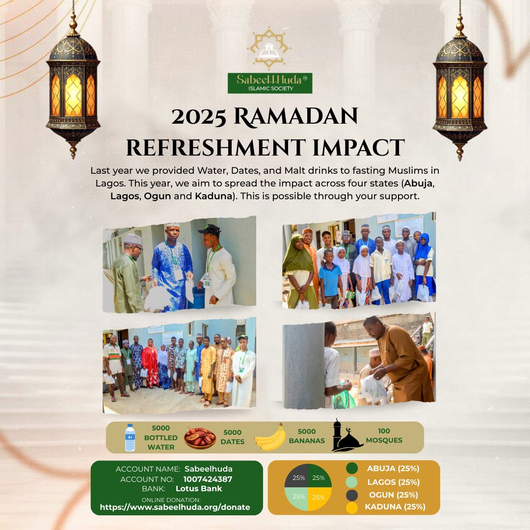 SabeelHuda's tweet photo. Ramadan charity isn’t about food.

It’s about removing the feeling of being forgotten.

We’re reaching 5,000 fasting Muslims across 4 states this year.

Join us: Sabeelhuda - 1007424387 (Lotus Bank) https://t.co/h6IggrA6BU