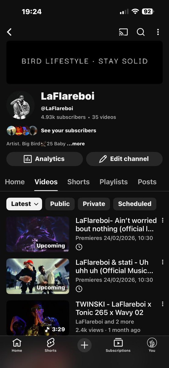 The BIGGEST
Tomorrow 12:30 <a href="/YouTube/">YouTube</a> 

youtu.be/3QT3qyrh9K4?si…