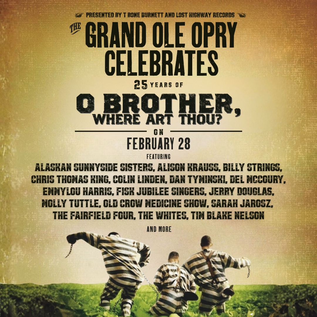 JerryDouglas's tweet photo. This Saturday the 28th Jerry will be at the Opry to celebrate 25 years of the ‘O Brother, Where Art Thou?’ soundtrack. Will you be there? For tickets, visit https://t.co/2hgFAimUbg https://t.co/kGInr6V9ql