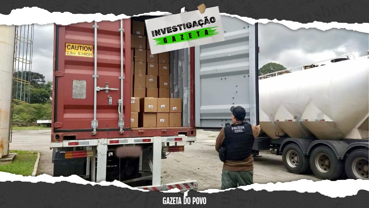 gazetadopovo's tweet photo. “Imposto oculto”: crime organizado causa prejuízo de até R$ 1,3 trilhão no Brasil