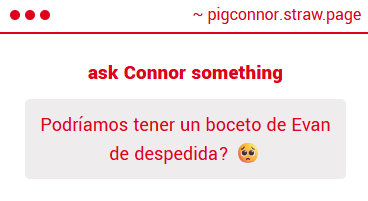 PigConnor's tweet photo. jsjsjs por supuesto, tilin uwu... ahi tienen a su menso favorito xd https://t.co/KqLeaPV2FA