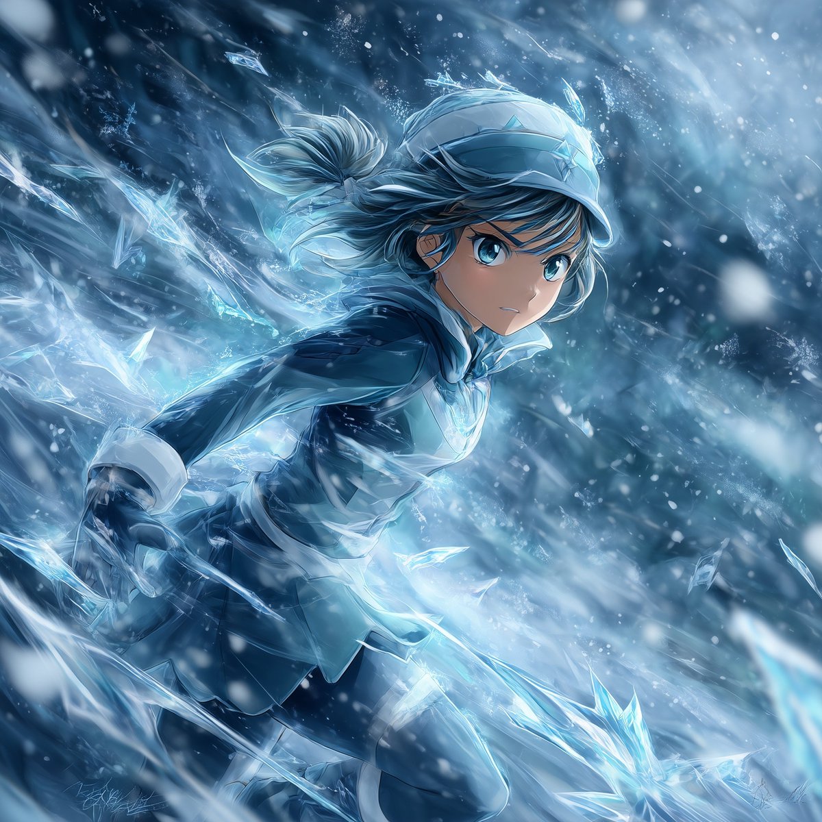 Runtelart's tweet photo. QT Your frost image
TFTT @matt02101974
invite @0324Kaji ❤️
#AIArt #DigitalArt #AIArtCommunity #IceFantasy #FrozenMotion #AnimeStyle #ElementalArt #ColdAesthetic https://t.co/Yp3rS9QMdW