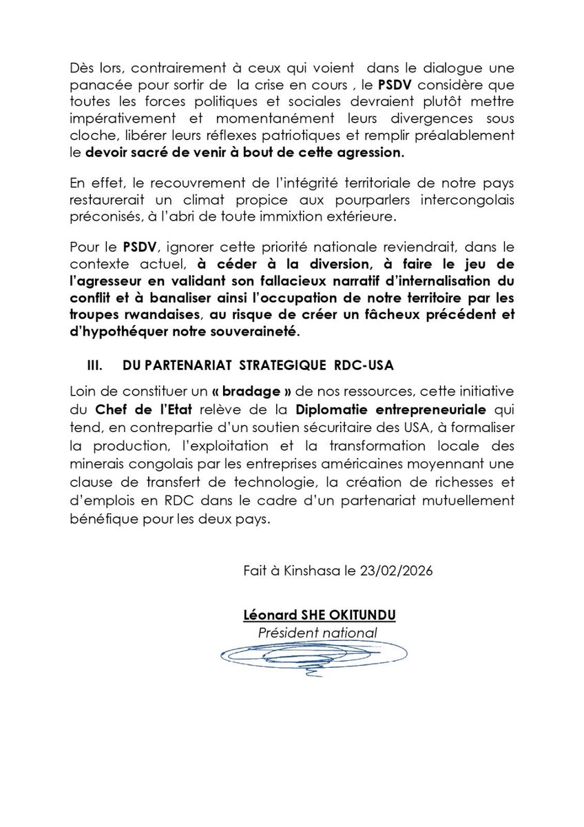 Léonard She Okitundu tweet media