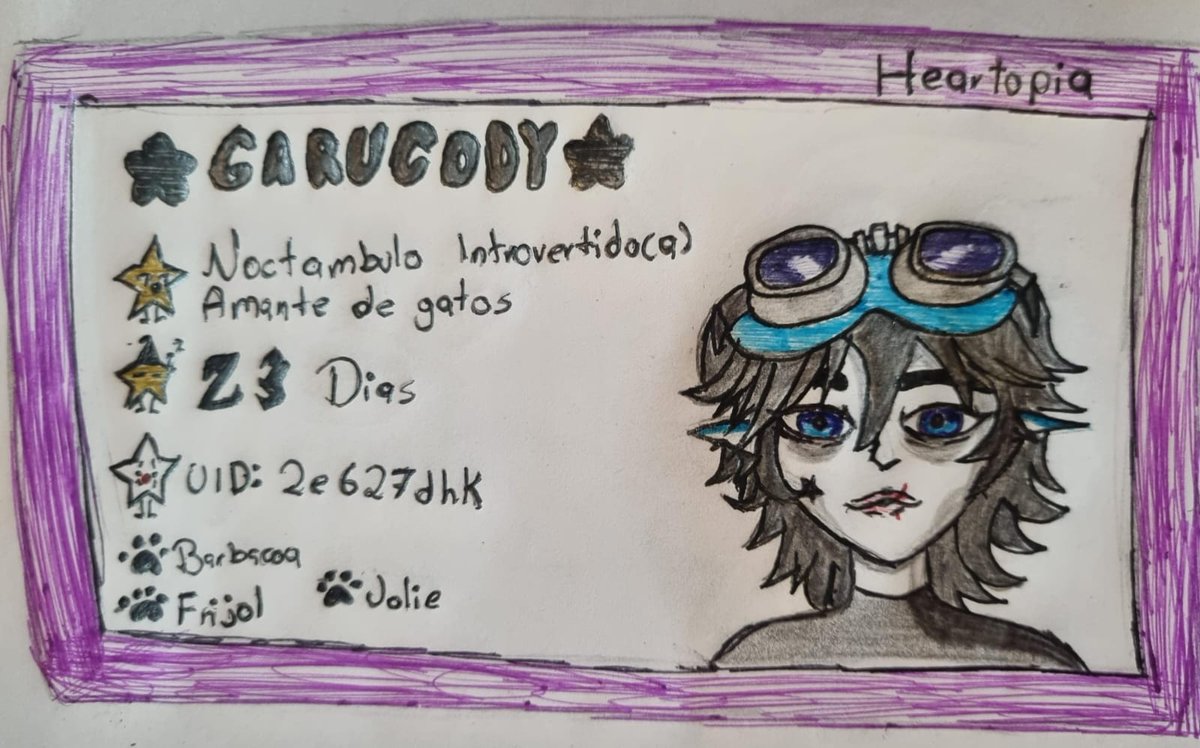 CodyGaru's tweet photo. Se me olvidaba que aquí se sube arte y demás, tampoco soy de usar esta aplicación para publicar mis cosas soy mas de Instagram y Facebook para eso pero empezaré a tratar de subir aca #dibujo #tradicional https://t.co/s4vGqiJAZ1