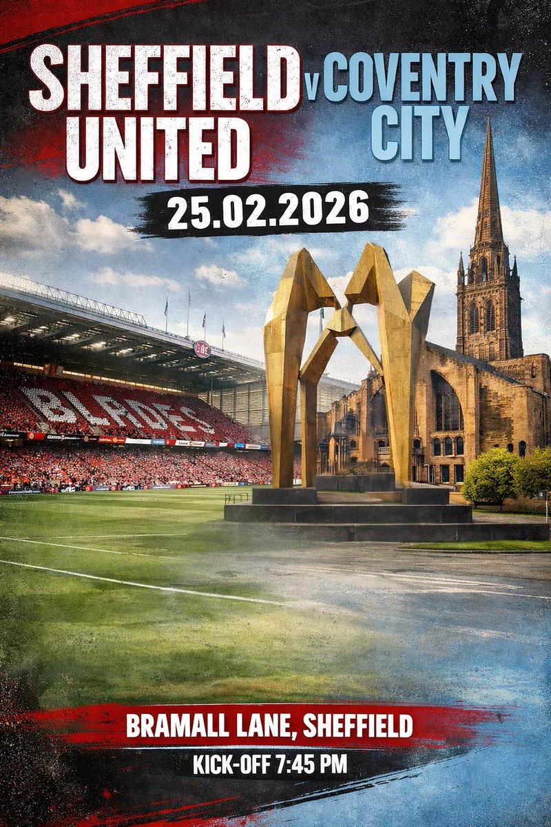 uptheblades2017's tweet photo. https://t.co/cYziyAPGDf

Get ahead of this Wednesday's big match as Sheffield United face Coventry City at Bramall Lane with our pre-match programme style preview

#twitterblades #sufc #SHUCOV @Coventry_City @CovCityLive https://t.co/W6RZvPj7Co