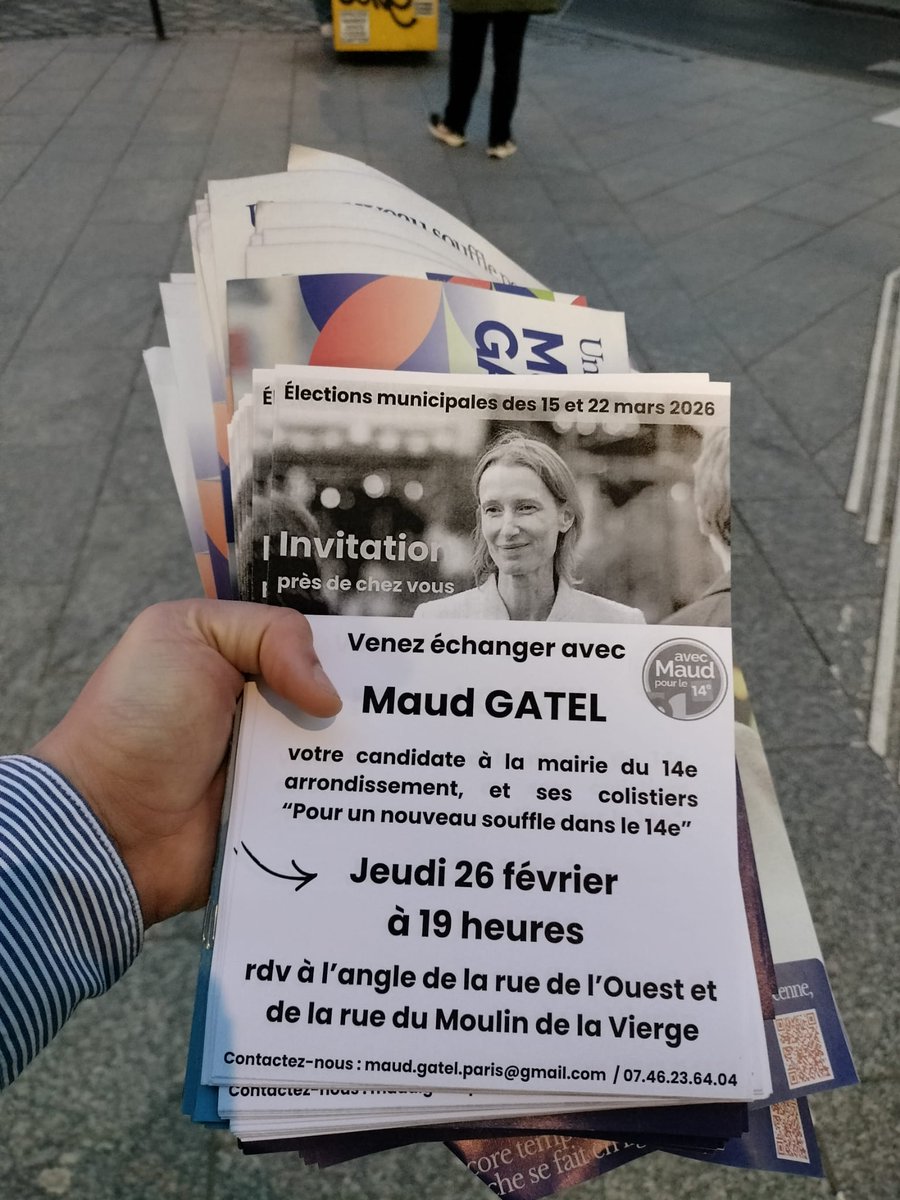 Avec Maud Gatel tweet media