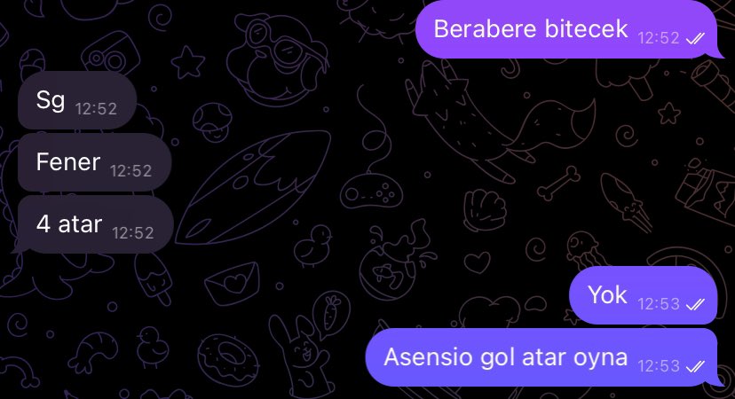 Skor ve gol atanı bilip oynamamak (1-1’in oran 30) 😆😆😆