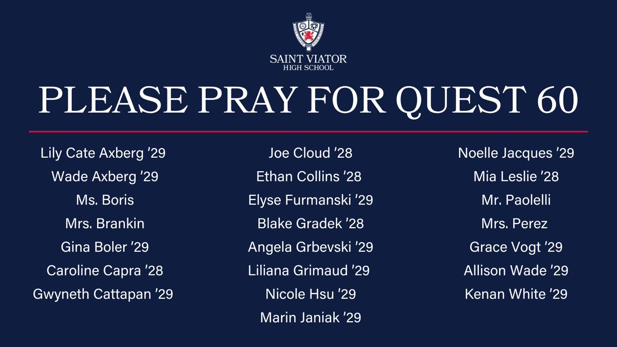 Saint Viator HS tweet media