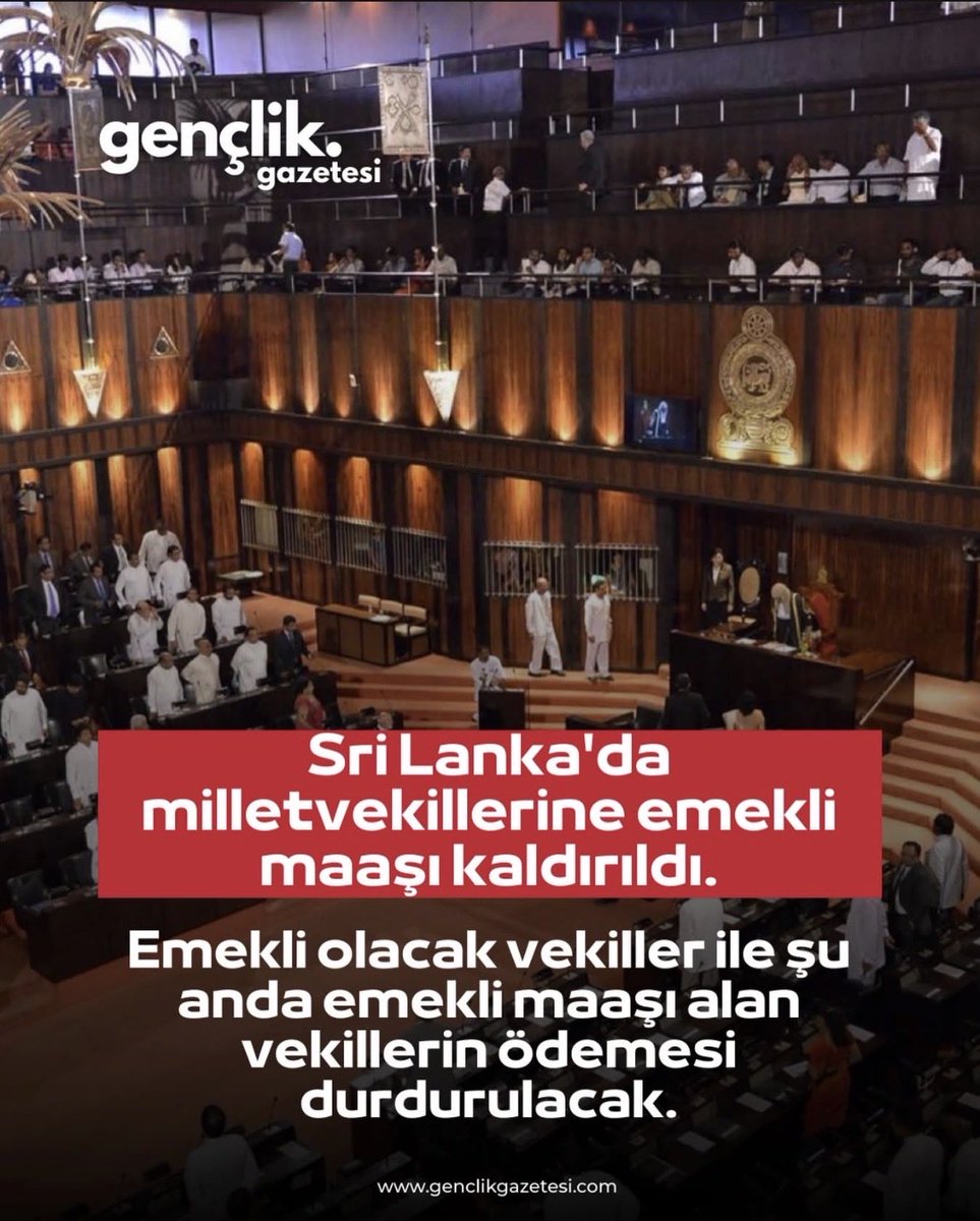 fortuna750811's tweet photo. İki yıl vekillikten emeklilik kaldırılsın ! 
Sri Lanka hükümetini Alkışlıyorum 👏👏👏👏
 #YönetemiyorsunistifaEt https://t.co/iJLnDRXkFA