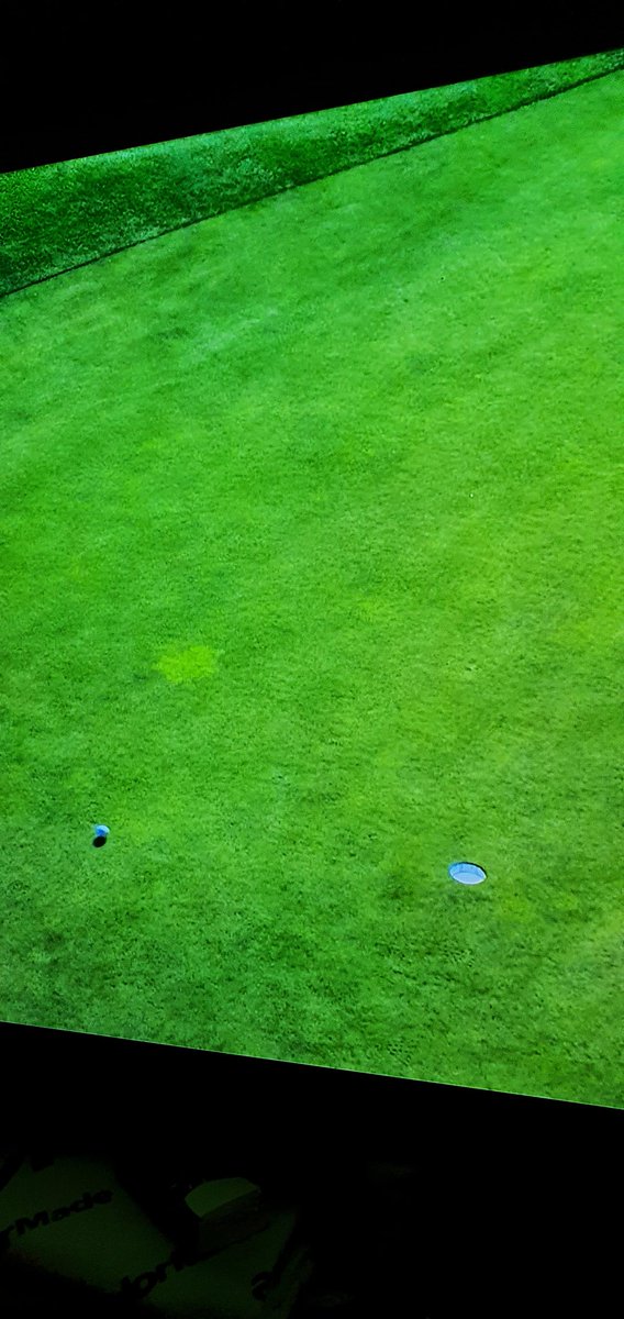 3dVws's tweet photo. @DigitalDiogenes @jamierkennedy @SkySportsGolf @PGATOUR Yea I've played on surfaces like this before, prolly well versed with puts not holding lines with footmarks and like u say aeration. Definitely could see the greener growth in each hole causing the ball to take micro deviations. Was very apparent on camera angles down the line. https://t.co/k7Uv0U6NXT