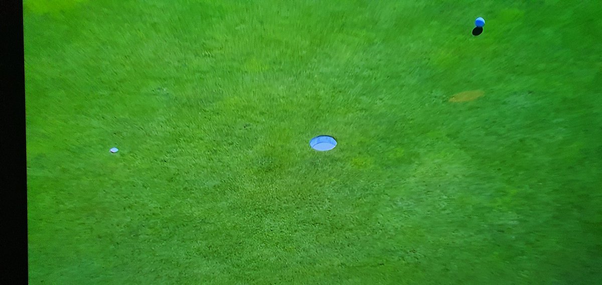 3dVws's tweet photo. @DigitalDiogenes @jamierkennedy @SkySportsGolf @PGATOUR Yea I've played on surfaces like this before, prolly well versed with puts not holding lines with footmarks and like u say aeration. Definitely could see the greener growth in each hole causing the ball to take micro deviations. Was very apparent on camera angles down the line. https://t.co/k7Uv0U6NXT