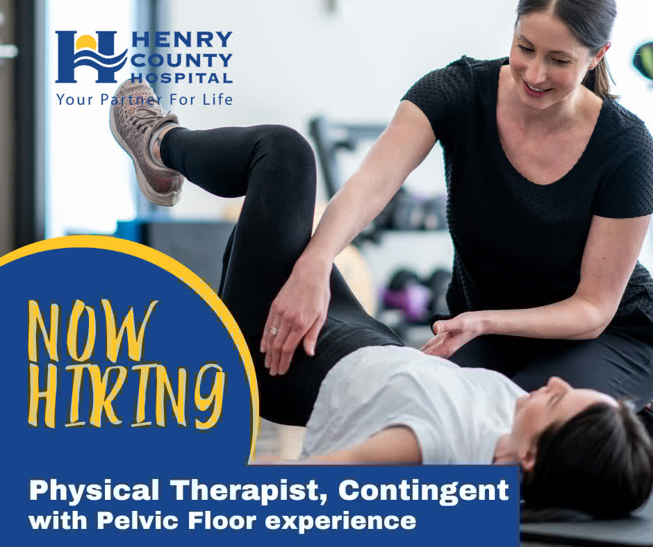 Physical Therapist - Pelvic Floor experience

Help patients restore confidence, comfort, and control.

Click here to view this career opportunity: henrycountyhospital.org/about-us/caree…
