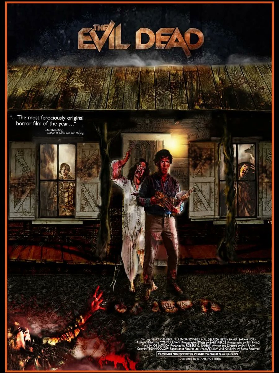 The Evil Dead (1981) 
Art by Kriss Ellis-Stansfield.