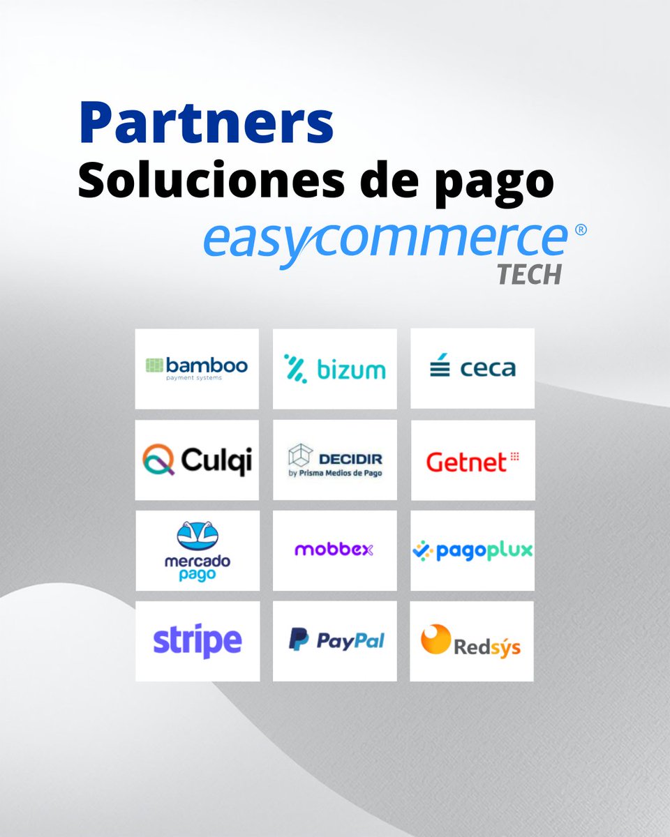 Escalar un ecommerce también implica adaptarse a cómo pagan los clientes en cada mercado.
easycommerce® integra múltiples soluciones de pago para operar B2B, B2C y B2B2C con alcance regional e internacional.
easycommerce.tech
#DigitalCommerce #PagosDigitales #Ecommerce