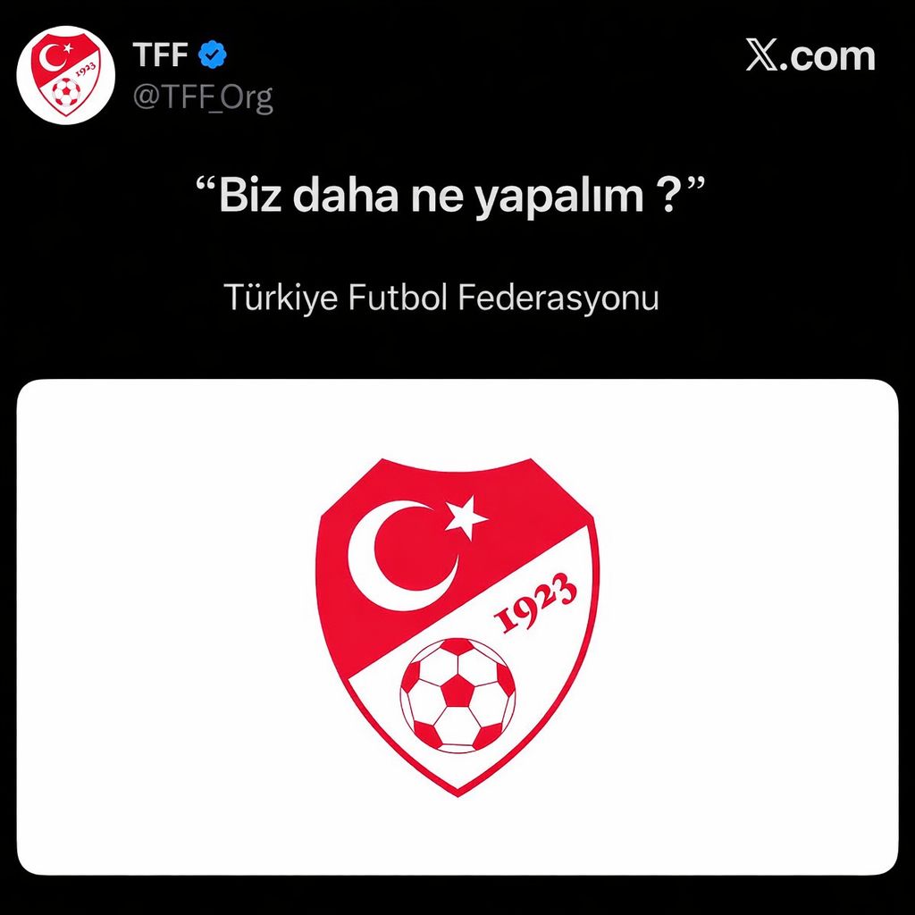 Böyle bir twit bekliyoruz 😂 <a href="/TFF_Org/">TFF</a>