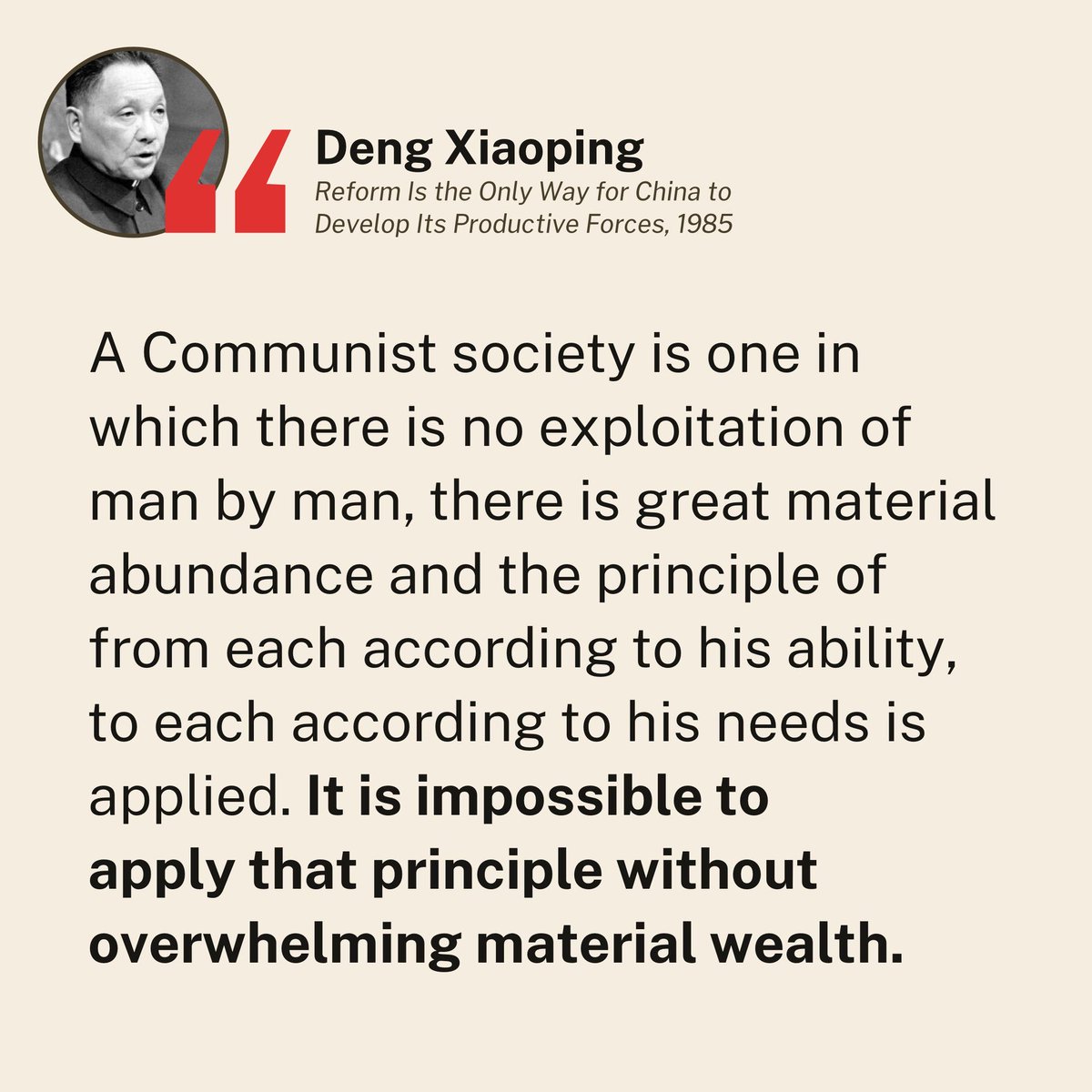 LightHouse33_'s tweet photo. Having markets, money, and modern luxuries doesn’t mean “capitalism.”

Having the reproduction of culture and society based on capital accumulation in the hands of bloodsucking parasites does. 

“Instead of having the purpose of the companies to increase market share, to increase output, to increase production… the purpose was simply to make wealth by financial means… by stock buybacks, by paying out dividends, by increasing the price of stocks instead of lowering the price of production… you had financial capitalism replace the dynamic of industrial capitalism. (In China) it’s not really industrial capitalism that evolved into finance capitalism, it’s government support of industry NOT to make profits and economic rents for the 10% and the 1%, but for the entire economy to benefit. That’s what makes socialism different from capitalism ultimately.” - Michael Hudson