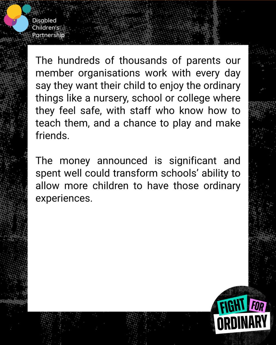 Disabled Children's Partnership tweet media