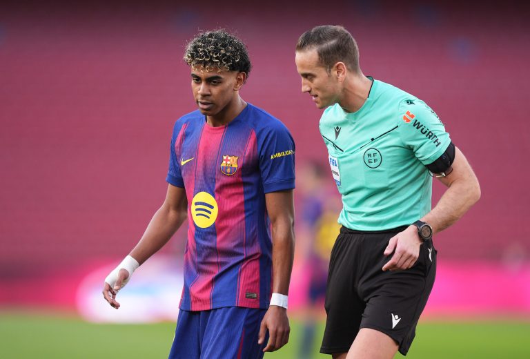 🚨Hansi Flick on Lamine Yamal: That’s normal. For me, the most important thing is that we won, and we also have players who deserve to play, like Roony Bardghji. 
You guys make a big deal out of everything Lamine does. If he’s upset because he was substituted, that’s only human.