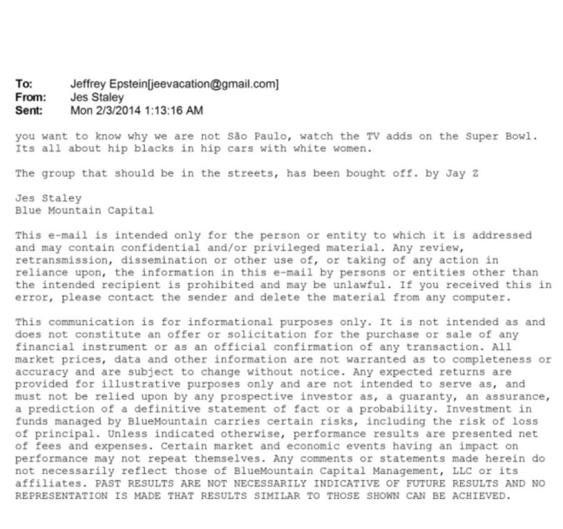 The CEO of Barclays tells Epstein the reason there's no revolution against the pedophile elites is because the public has been pacified by ‘bread and circuses’ like hip-hop culture.