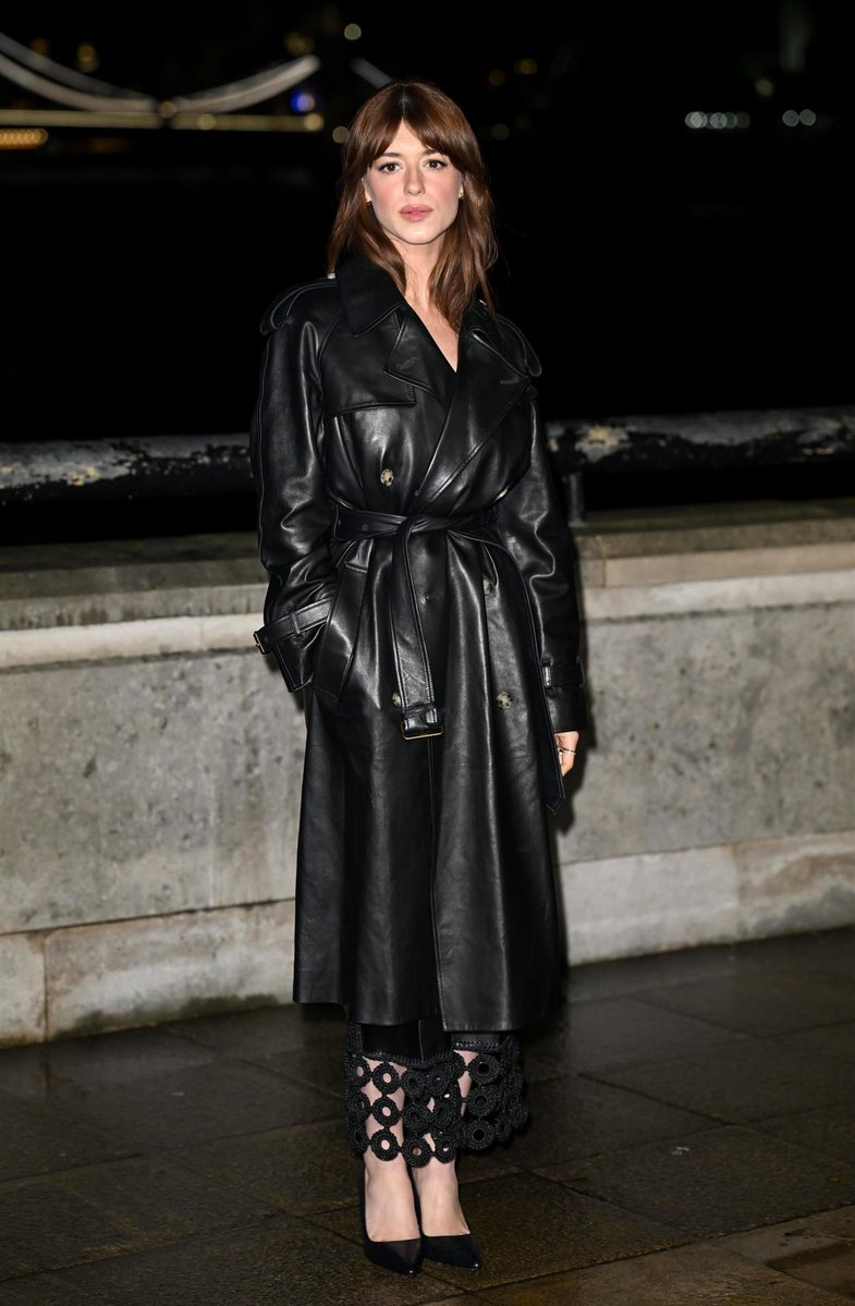 Daisy Edgar-Jones attends Burberry Winter 2026 Show during London Fashion Week.