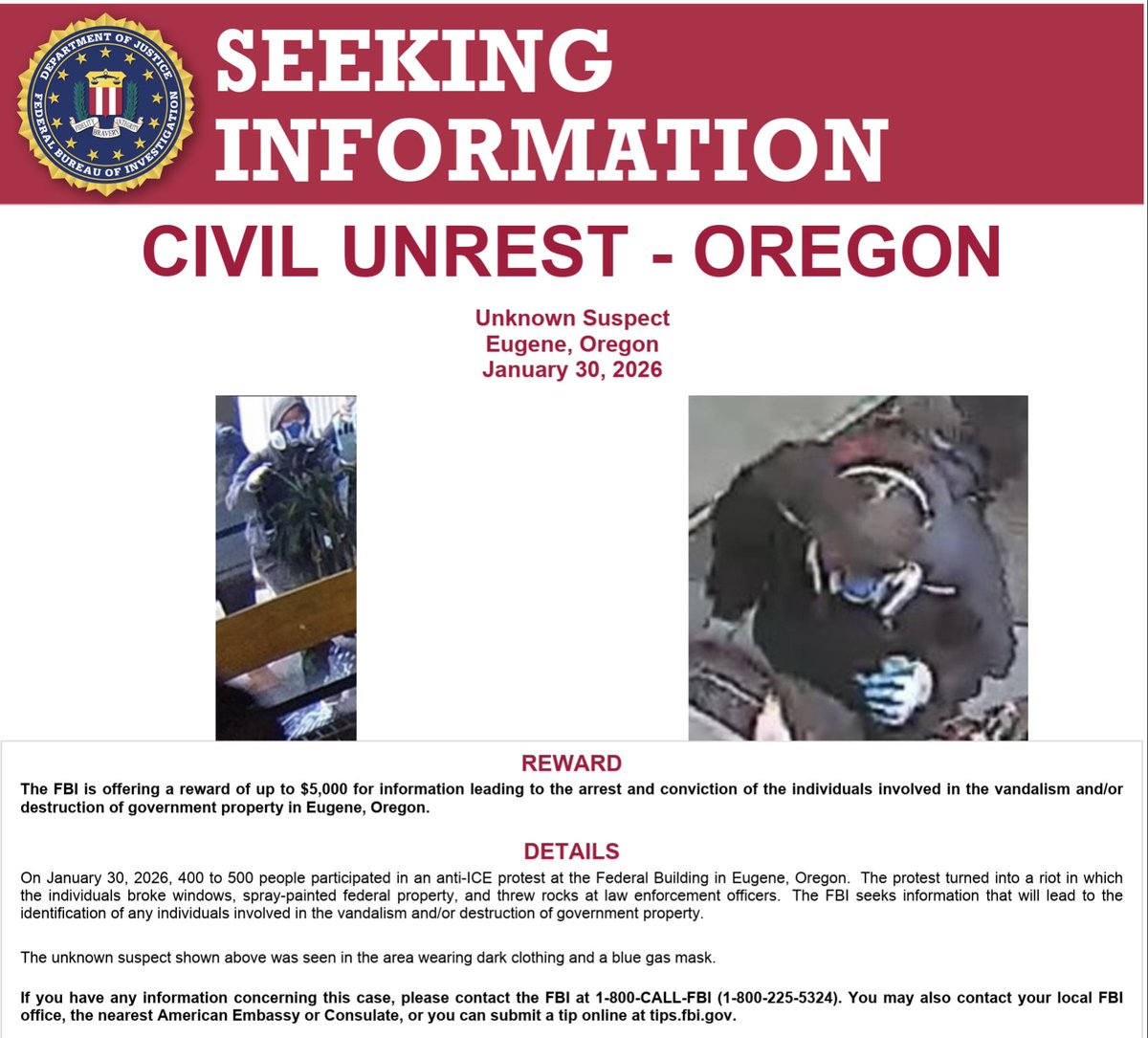 FBI Portland tweet media