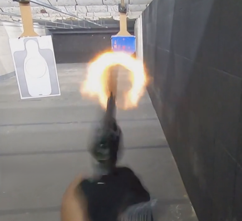 Although not as cool or impressive as the 500 magnum, these 44 mag loads have a cool ring of fire. I need to find a 500m load that makes those giant rings I've seen on yt