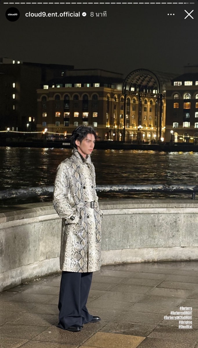 เท่เกินพี่ พ่องูของฉัน 🫶🏻

BRIGHT LFW 2026 
#BurberryxBright
#BurberryAW26
#BurberryAW26xBRIGHT
#Burberry #bbrightvc