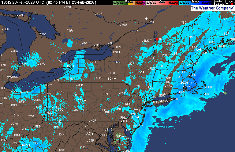 Record snowfall totals map