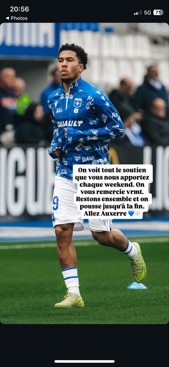Bombacitoo's tweet photo. Quel homme, il n’a jamais triché et pousse à chaque match, merci Namaso #TeamAJA https://t.co/YYNcvKcBLt