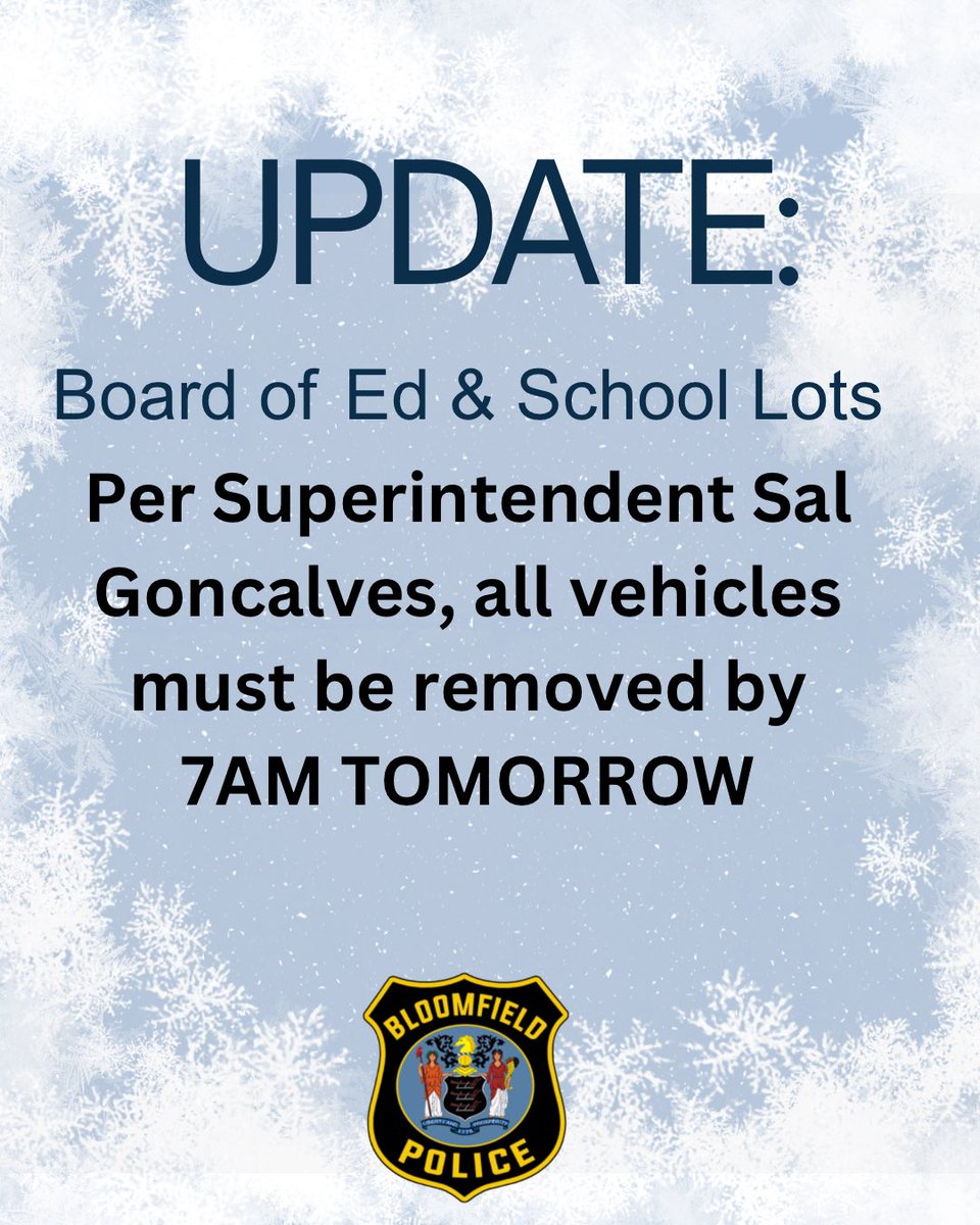 Bloomfield Police Department tweet media