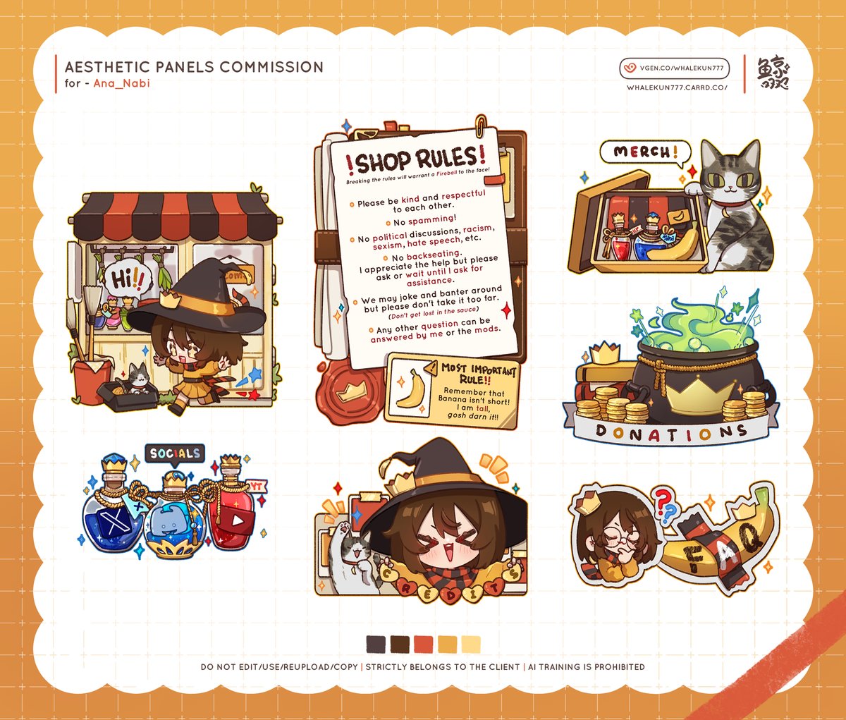 aesthetic panels cm for @.Ana_Nabii 🍌