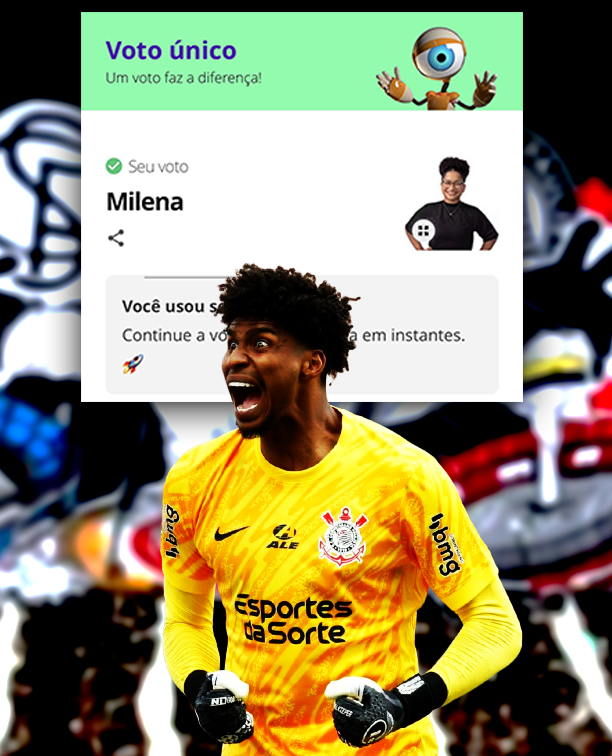 Sevenn_Boy's tweet photo. A torcida do Corinthians é #ForaMilena 

#BBB26 https://t.co/lsKyCd1v0B