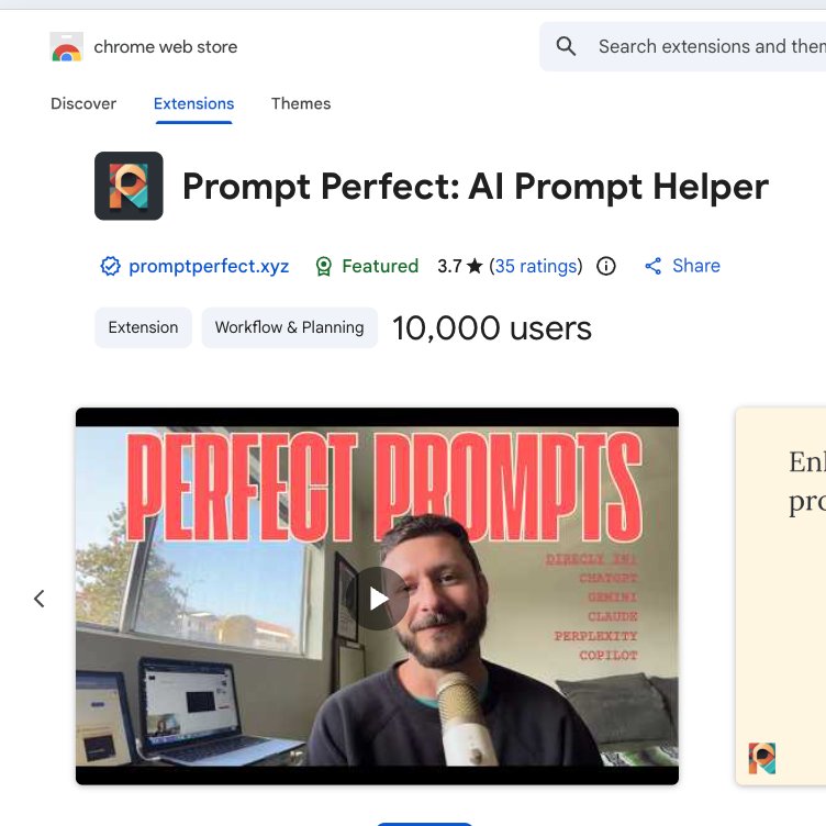 Prompt Perfect tweet media