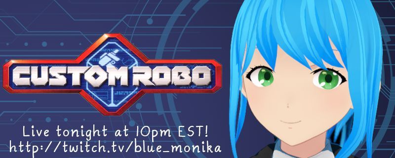 We had beaten the story of Custom Robo, but there's still more to do! A second mode has unlocked, a super-combat heavy mode with tournaments in like every room of the game. Let's check it out and grind our butts off, tonight at 10pm EST!
#Vtuber #ENVtuber #VtuberEN #CustomRobo