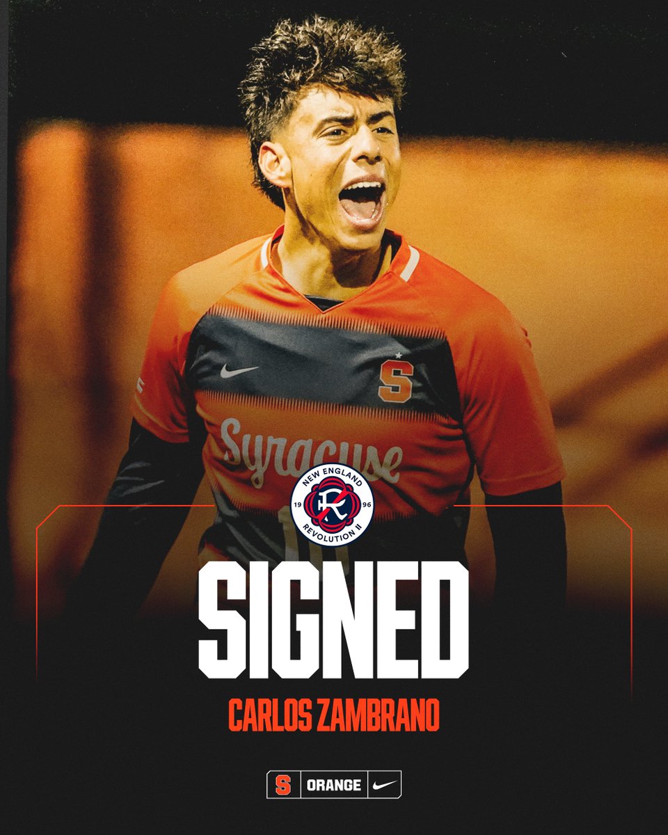 Going pro!➡️

Congratulations to Carlos Zambrano on signing with the New England Revolution II⚽️

#DareToDream