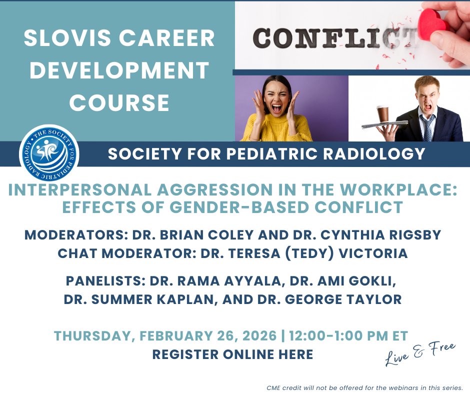 Society for Pediatric Radiology tweet media