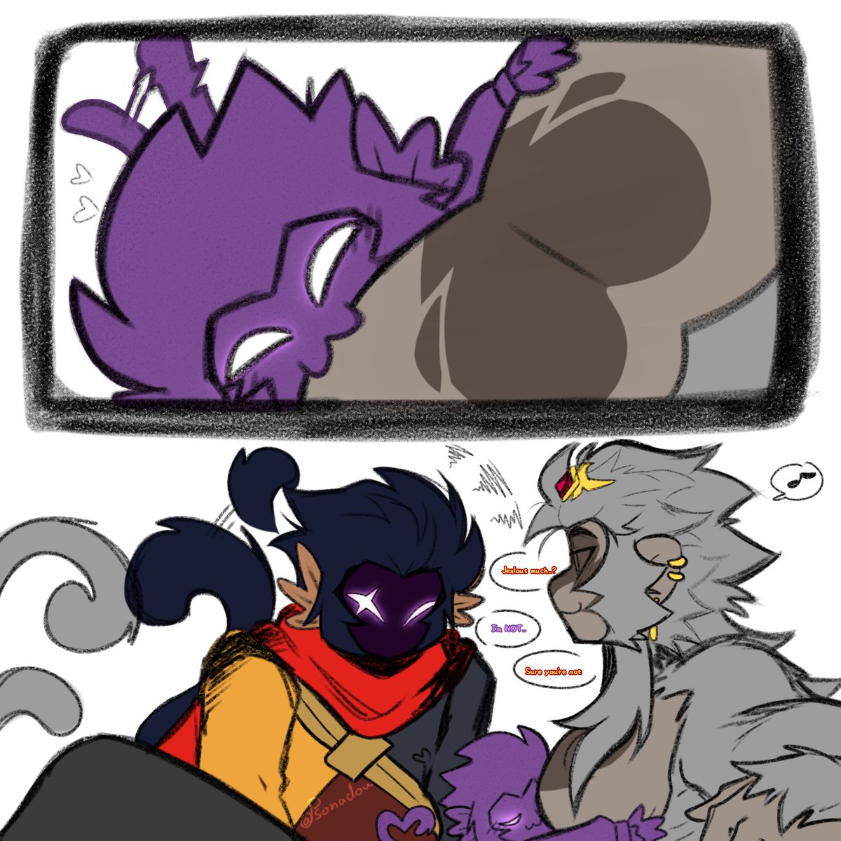 #LMKMacaque #lmk #Ocxcanon #PSonadow #PK 

Bro was jealous of his own shadow clone✌️🥀