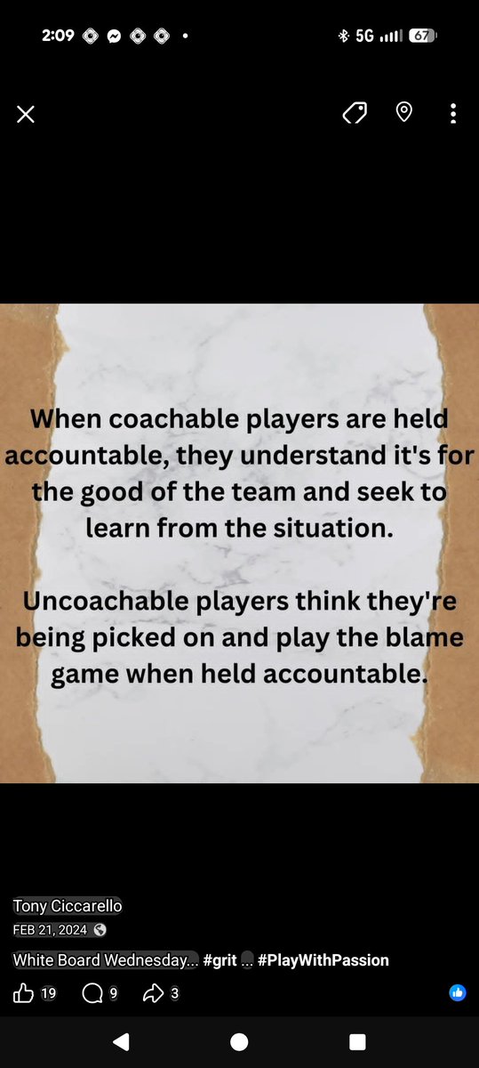 TCiccarello's tweet photo. Motivation Monday... #grit ... #PlayWithaPassion ... #18Minutes https://t.co/NeSwB7wENj