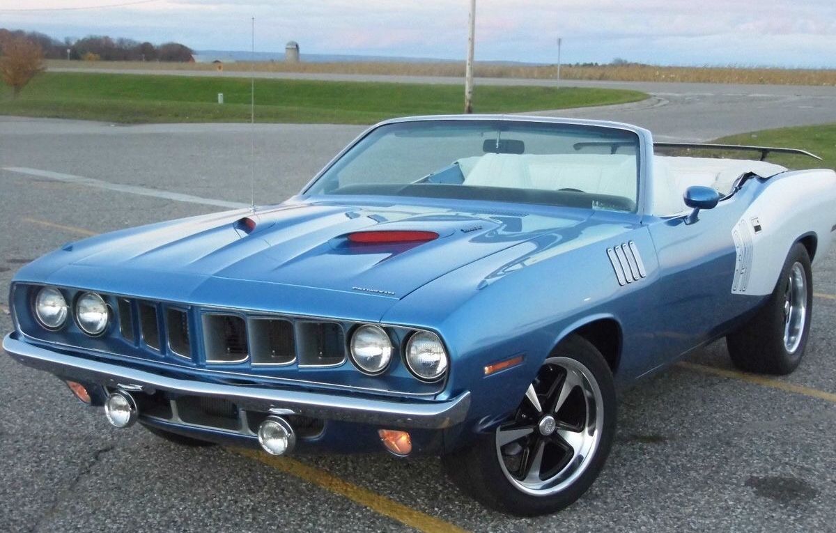 HappyMotorhead's tweet image. 1971 Plymouth 'Cuda 340 Convertible 
Cool or Not? 

#ClassicCars #VintageCars #CollectorCars