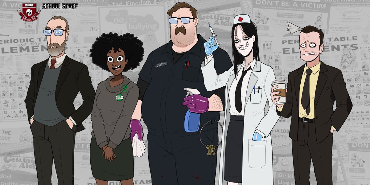 I noticed how empty a school setting would be without any teacher or authority figures