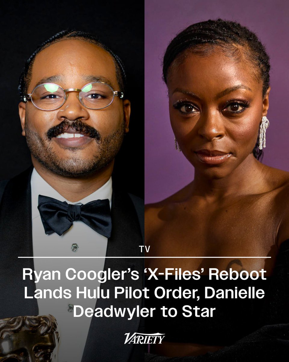 Ryan Coogler’s #XFiles reboot has officially landed a pilot order at Hulu.

• Danielle Deadwyler is set to star.

• The official logline for the pilot states: “Two highly decorated but vastly different FBI agents form an unlikely bond when they are assigned to a long-shuttered