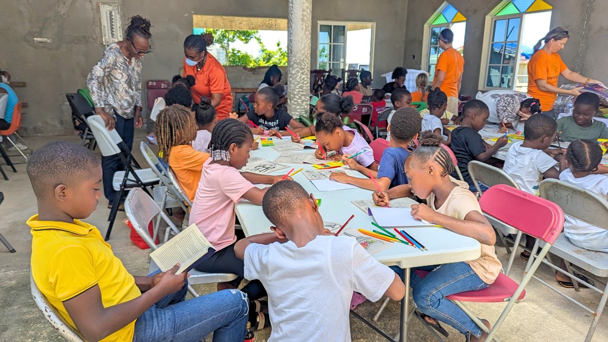AllStriving's tweet photo. 40 children affected by Hurricane Melissa took part in a day of arts and enrichment, made possible by our donors and volunteers.

Read more: https://t.co/uXmLsb7A1v

#StrivingForAll #YouthSupport https://t.co/YXp7BOKlpB