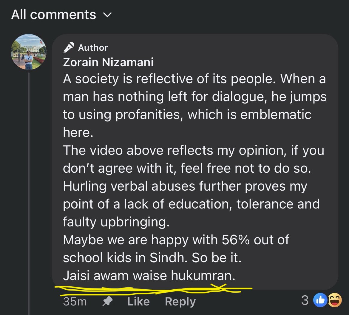That last line is a lame excuse. It reflects a simple coloniser’s mindset and justifies that colonisers should have the right to colonise any nation or people just because those marginalised people are “implacable”. Actually he is a jahil youthia and always will be.