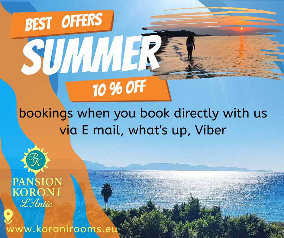 fromcongototheworld.com/koroni-pelopon… Booking for summer 2026 Charm, rich history, traditional flavors and wonderful beaches that cover every taste. The noble town of Messinia has everything you want to experience on your vacation #Koroni