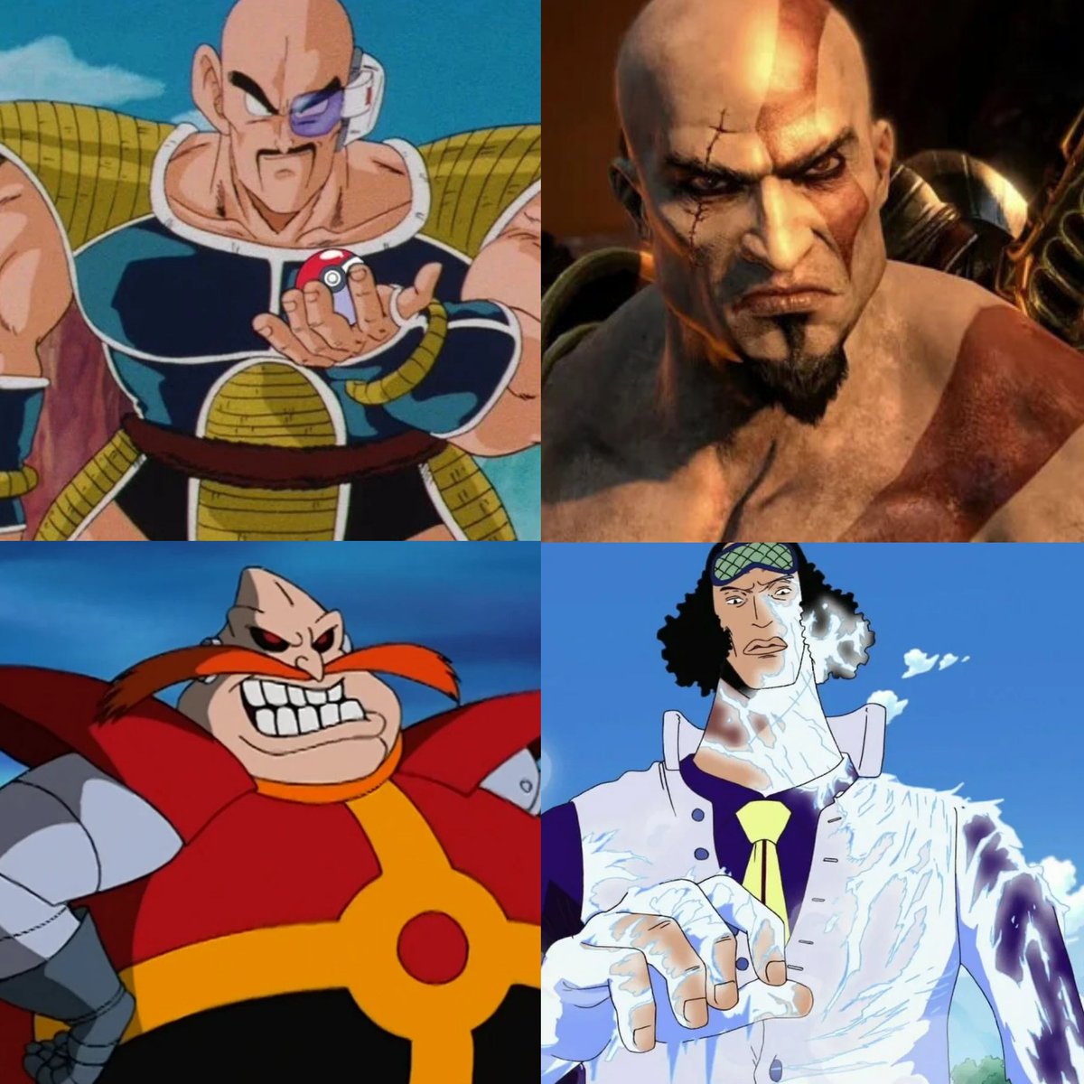 Eric Peter has sadly passed away.

The voice of Nappa, Kratos, Doctor Robotnik, Aokiji and many more in France.