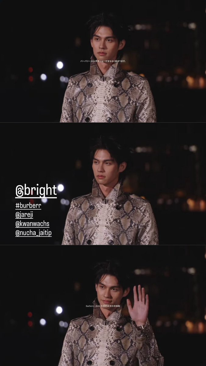 nnatt97's tweet photo. เก็บความหล่อออทุกช็อตตต 

 BRIGHT LFW 2026 
#BurberryxBright
#BurberryAW26
#BurberryAW26xBRIGHT
#Burberry #bbrightvc https://t.co/oPaIzVgqv0