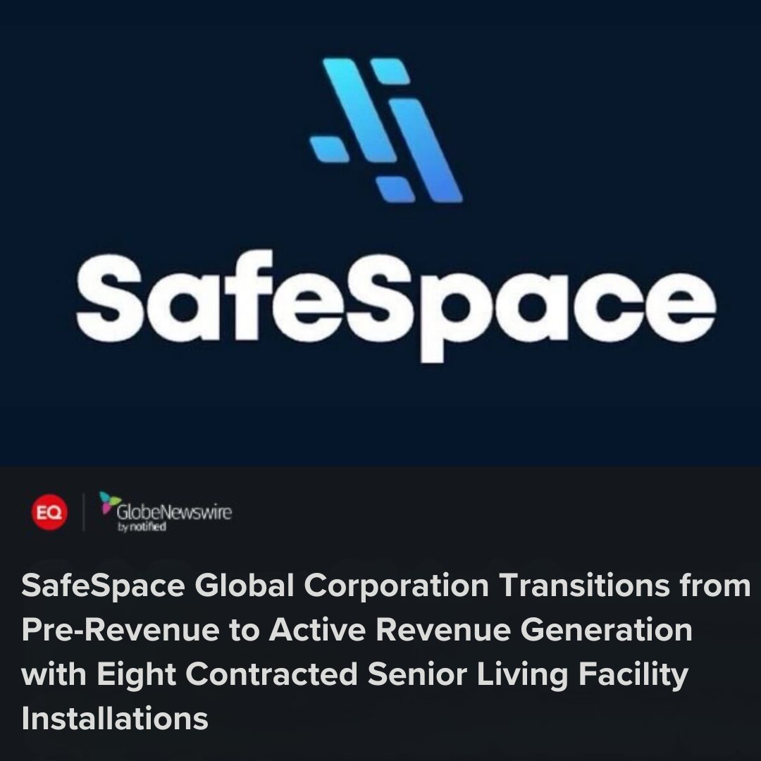 SSGC_OTCID's tweet photo. SafeSpace Global has transitioned from pre-revenue to active revenue generation.

Eight senior living facilities are now live under executed service agreements, beginning recurring monthly revenue as of February 2026.

From development to deployment - this is a major milestone. https://t.co/HMgQLGAWvv