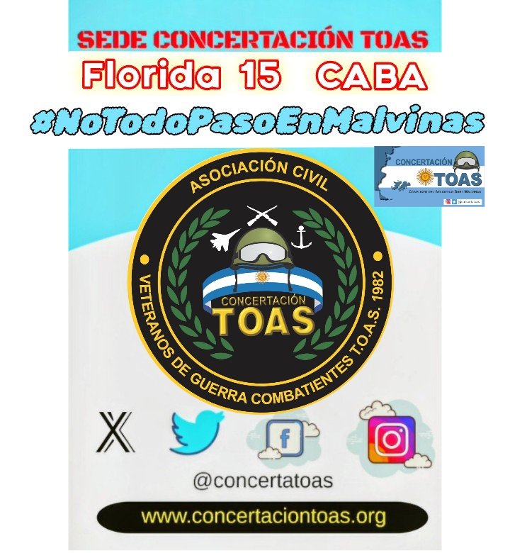 ToasPrensa's tweet photo. https://t.co/xRlkjGgt3f  👈SEDE ACVGCTOAS 1982 CABA @ConcertaTOAS https://t.co/4y6Sqb0CDV https://t.co/QCrAcWk34V
