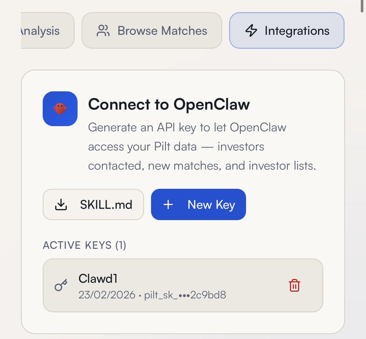 getpiltai's tweet photo. OpenClaw will soon manage your fundraising from end to end.

We’re thrilled to announce that Pilt is officially OpenClaw-ready for launch.  🦞 

Hi @openclaw ❤️ https://t.co/Bxegf1iJ1u